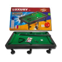 Mini Mesa Sinuca Infantil 54x30 com 11 Bolas Coloridas