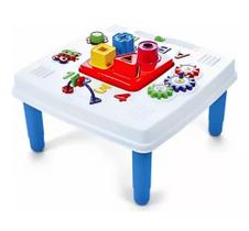 Mini Mesinha Educativa Didática C/ Som Infantil Atividade Poliplac