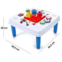 Mini Mesinha Infantil Educativa Bebê Colorida Didática
