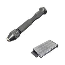 Mini Micro Broca Manual de Alumínio (0,3-3,4mm) - Mandril Sem Chave