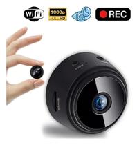 Mini Micro Camera Ip Espiã Wifi Full Hd Segurança A9 Cor Pre