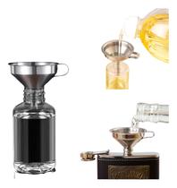 Mini Micro Funil Multiuso Inoxidável Envazar Perfume Azeite