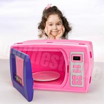 Mini Micro-ondas Infantil com Prato Giratório
