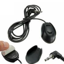 Mini microfone com fio para carro, áudio estéreo, microfone mãos-livres para tipo pasta, 3,5mm