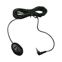 Mini microfone com fio para carro, áudio estéreo, microfone mãos-livres para tipo pasta, 3,5mm