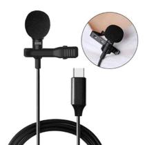 Mini Microfone De Lapela Type C Jh 042 Lavalier