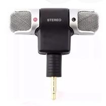 Mini Microfone Stéreo P2 P3 Celular Smart e Tablets