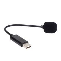 Mini Microfone Usb 2.0 c/ Haste Flexível Para Computador Note