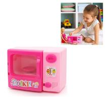Mini Microondas Infantil Cozinha Brinquedo Forno Didatico Criança Boneca