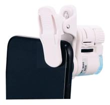 Mini Microscópio Lupa Portátil Câmera Zoom Celular Led 60x