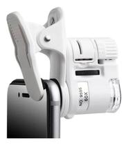 Mini Microscopio Lupa Zoom 60x Celular Smartphone Led + Uv Mini Microscopio Lupa Zoom 60x Celular Smartphone Led + Uv