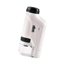 Mini Microscópio Portátil Para Crianças, Ampliação 80-200X, Base De Luz LED, Ferramenta De