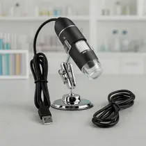 Mini Microscopio Usb Para Tablet Com Luz E Led Mini Microscopio Usb Para Tablet Com Luz E Led