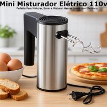 Mini Misturador Elétrico Batedeira 110v 300w 5 Velocidades 4 Misturadores Sobremesas Cozinha Casa