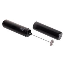 Mini Mixer a Pilha 3,5cm x 3,5cm x 22,5cm Preto Aço Inox