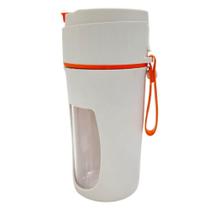 Mini Mixer com Garrafa de Acrílico 500 ml Laranja - Quanhe