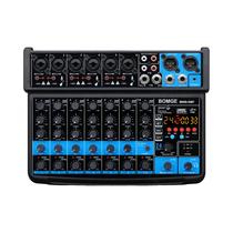 Mini Mixer De Áudio Bluetooth De 8 Canais BOMGE 24DSP Efeitos Para Pequenos Clubes Bares Estúdios DC