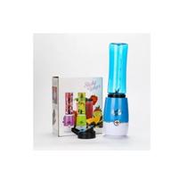Mini Mixer e Liquidificador Portátil com Copo Duplo de Vidro