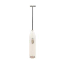 Mini Mixer Elétrico Para Bebidas Inox E Plástico Branco Lyor
