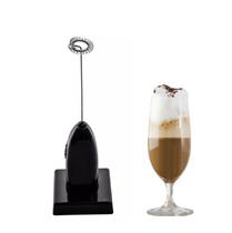 Mini mixer misturador bebidas c/ base leite café - preto