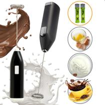 Mini Mixer Misturador de Bebidas Elétrico Portátil Sem Fio Batedor Ovos Bolo