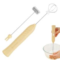 Mini Mixer Misturador de Bebidas USB 2 em 1 Bege - Quanhe