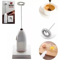 Mini Mixer Misturador Elétrico Bebidas Leite Café Cappuccino