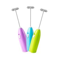 Mini Mixer Misturador Manual Elétrico Batedor Ovo Leite Inox Multicolor À Pilhas 2xAA Prático Cozinha