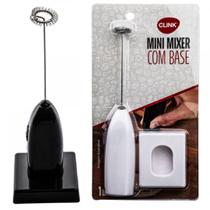 Mini Mixer para Cafe Com Base Plástico e Aço Inox