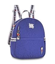 Mini Mochila Betty Boop Feminina BP2307 Moderna Urbano Azul Mini Mochila Betty Boop Feminina BP2307 Moderna Urbano Azul
