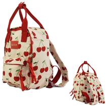 Mini mochila bolsa quadrada cerejinha - sabra