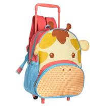 Mini Mochila Com Rodinhas Pets Girafa/Gato/Vaca - Clio Mini Mochila Com Rodinhas Pets Girafa/Gato/Vaca - Clio