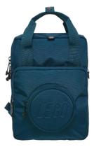 Mini Mochila Costas Lego Brick Original Lançamento Azul