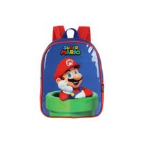 Mini Mochila de costas Escolar Infantil Super Mario Original