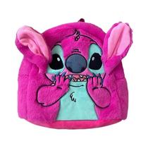 Mini Mochila de Pelúcia 3D Stitch Disney - Grande Capacidade para Crianças