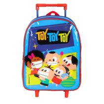 Mini Mochila De Rodinhas Escolar Infantil Creche Mônica Toy