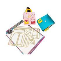 Mini Mochila Dourada Para Escola, Cortador De Papel Para Embalagem De Presentes, Artesanato Em