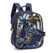 Mini Mochila Escolar Infantil Batman Azul Maxlog