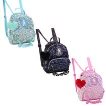 Mini Mochila Escolar Infantil Wandinha VERDE Mini Mochila Escolar Infantil Wandinha VERDE