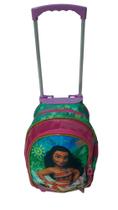 Mini Mochila Escolar Moana com Rodinhas