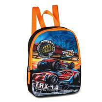 Mini Mochila Infantil Escolar Carros Fast Machine Clio Style