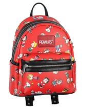 Mini Mochila INTIMO Peanuts - Snoopy, Charlie Brown e Linus