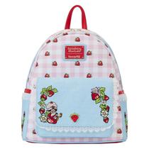 Mini Mochila Loungefly Moranguinho Jeans 23x27x11cm
