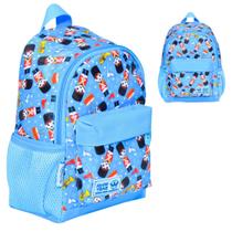 Mini Mochila Maternidade Bebê Bolsa de Costas Menino Creche Escolar Infantil Pequena Masculino Azul