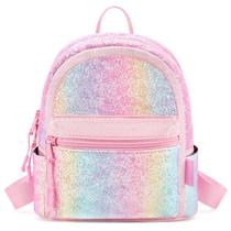 Mini mochila mibasies Rainbow Glitter para meninas e crianças