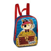 Mini Mochila Piratinha Creche Escolar Infantil Clio Style