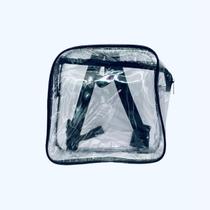 MINI mochila PRETA infantil transparente cristal escola viagem lancheira piscina brinquedo MINI mochila PRETA infantil transparente cristal escola viagem lancheira piscina brinquedo