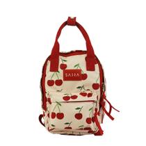 Mini Mochila Quadrada Cerejinha Cereja Sabra