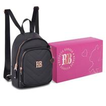 Mini Mochila RB Rebecca Bonbon Couro Caixa Exclusiva Colecionador Edição Limitada