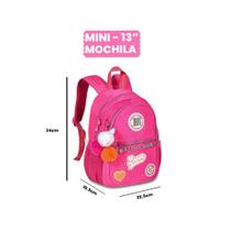 Mini Mochila Rebecca Bonbon Soft College RB Lançamento 2024 Original RB24091